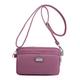 Per donna Borsa a tracolla Borsa a spalla Borsa hobo Nylon All'aperto Quotidiano Ferie Cerniera Grande Capacità Impermeabile Leggero Tinta unica Pelle rosa Viola chiaro ed elegante Nero