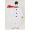 Schneemann Weihnachtspyjamas Onesie-Kostüm Herren Damen Weihnachten Karneval Heiligabend Weihnachten Erwachsene Party Weihnachten Einteiler