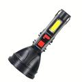 Outdoor tragbare Taschenlampe LED-Taschenlampe superhelle USB-aufladbare kleine Xenonlampe mit großer Reichweite taktisches Licht Haushaltslaterne