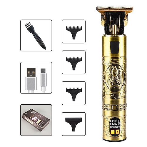 T9 USB elektrische Haarschneidemaschine professioneller Herrenrasierer Trimmer wiederaufladbarer Barttrimmer Friseur Haarschneidewerkzeuge Valentinstagsgeschenk Image