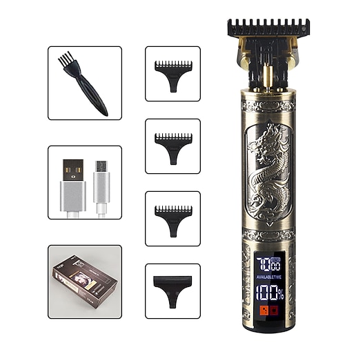 T9 USB elektrische Haarschneidemaschine professioneller Herrenrasierer Trimmer wiederaufladbarer Barttrimmer Friseur Haarschneidewerkzeuge Valentinstagsgeschenk Image