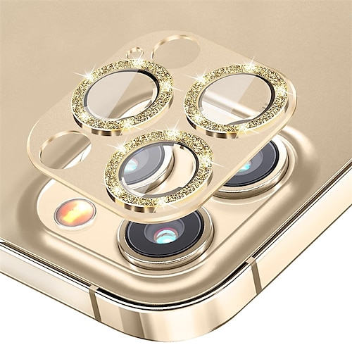 [2 Pack] Kamera Schutzfolie Für Apple iPhone 16 iPhone 15 Pro Max Plus iPhone 14 Pro Max iPhone 13 Pro Max Gehärtetes Glas 9H Härte Diamant Glänzender Schein Kratzfest Image