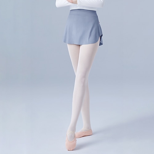 Ballett Sportkleidung Röcke Pure Farbe Farbaufsatz Damen Leistung Ausbildung Hoch Nylon Image