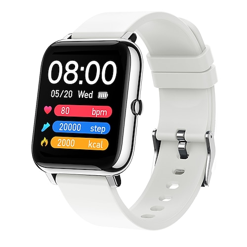 P22 Smartwatch 1.3 Zoll Smartwatch Fitnessuhr Bluetooth Schrittzähler Fitness Tracker AktivitätenTracker Kompatibel mit Android iOS Damen Herren Langer Standby Kamera Kontrolle Anti-verloren IP 67 Image