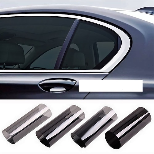 Starfire Auto schwarz Anti-Peep-Folie Fenster-Isolierfolie Rolle Auto Auto Home Fensterglas Sommer Solar UV-Schutzfolie Image