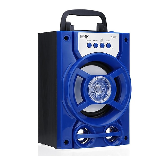 Bluetooth 5,1 V tragbarer PA-Lautsprecher mit/ohne Mikrofon, farbwechselndes LED-Licht, wiederaufladbare Karaoke-Maschine, unterstützt TF-Karte/USB FM, perfekt für Partys Image