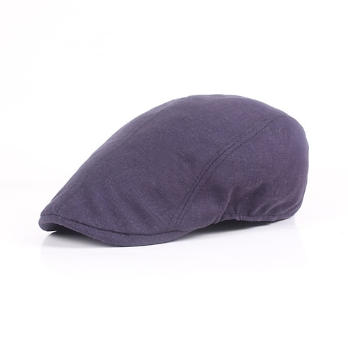 Herren Schiebermütze Schwarz Weiß Baumwolle Mode Strassenmode Stilvoll 1920er Jahre Mode Outdoor Täglich Ausgehen Glatt Warm Image