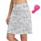 Damen Hosenrock Shorts Fahhrad Röcke Unten MTB Mountain Rennrad Sport Blatt 3D-Pad Radfahren Atmungsaktiv Schnelltrocknend Rosa Himmelblau Spandex Bekleidung Fahrradbekleidung