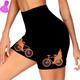 21Grams Damen Radlerhose Fahrradhose Fahrradshorts Radunterhose Radhose Fahhrad Kurze Hose Hosen MTB Mountain Rennrad Sport Graphic 3D-Pad Schnelles Trocknung Atmungsaktiv Weich Grün Schwarz