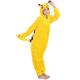 Erwachsene Haloween Figuren Festtagsschmuck Kigurumi-Pyjamas Pika Pika Patchwork Pyjamas-Einteiler Lustiges Kostüm Flanell Vlies Cosplay Für Herren und Damen Weihnachten Tiernachtwäsche Karikatur