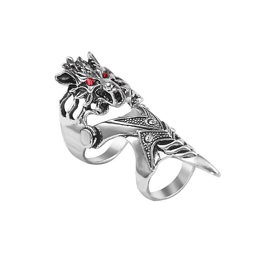 Drachen Halloween Fingerkrallen Knöchelpanzerring Punk Gothic Verkleiden Halloween Erwachsene Unisex Halloween Karneval Einfache Halloween-Kostüme Verkleiden Image