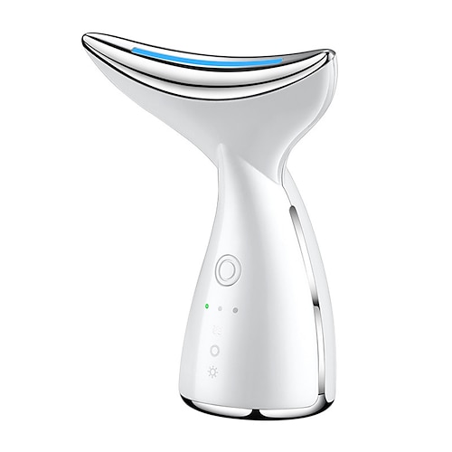 EMS Mikrostrom Gesicht Hals Beautysystem LED Photon Firming Verjüngung Anti-Falten Dünn Doppelkinn Hautpflege Gesichtsmassager Valentinstagsgeschenk