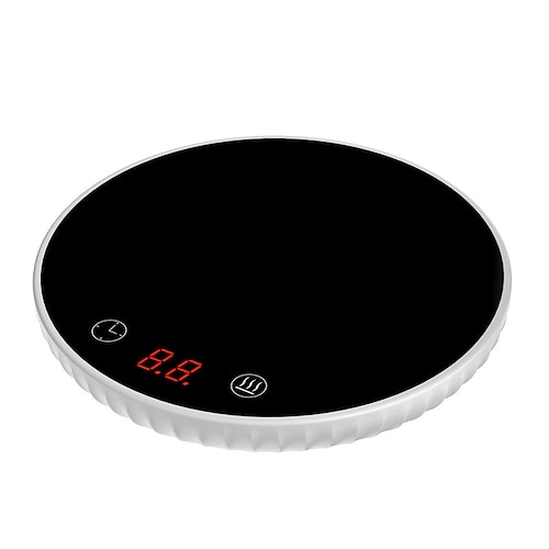 Untersetzer mit konstanter Temperatur, Digitalanzeige, Heizkissen, Heizung, Isolierung, Kaffeematten, intelligente thermostatische Wärmebecherbasis Image