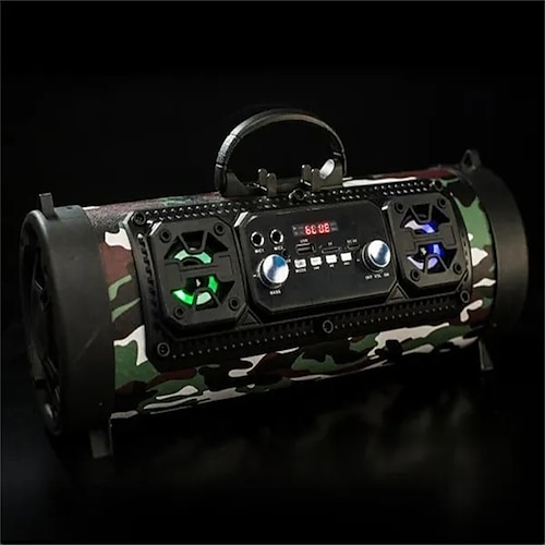 Neuer USB/AUX/TF-Karten Telefon-PC Subwoofer Freisprechlautsprecher tragbarer Bluetooth Lautsprecher Surround-Stereo Außenlautsprecher Valentinstagsgeschenk Image