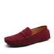 Herren Loafer Slip On Wildlederschuhe Fahrende Schuhe Leichte Sohlen Übergrössen Wanderschuhe Brautkleider schlicht Outdoor Büro Karriere Wildleder Rutschfest Halbschuhe Wein Königsblau Orange