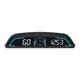 Digitaler GPS-Tachometer Universal-Headset Auto 5,5 Zoll großes LCD-Display Hud mit mph-Geschwindigkeits-Müdigkeits-Fahralarm Geschwindigkeitswarnung Tageskilometerzähler für alle Fahrzeuge