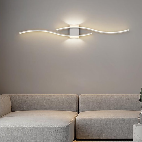 LED-Wandleuchte 3000–6000 K dimmbare Silikon-Wandleuchte ist anwendbar für Schlafzimmer, Wohnzimmer, Flur, Badezimmer, AC110 V, AC220 V Image