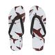 Herren Hausschuhe Flip-Flops Hausschuhe Slippers Schuhe bedrucken Klassisch Brautkleider schlicht Strand Design Täglich Urlaub Polyester Wasserdicht Komfortabel Rutschfest Rot Braun Blau Purpur