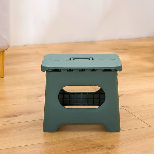 Tragbarer Haushaltsklapphocker im japanischen Stil für Kinder, Kunststoffhocker, Outdoor-Camping, Angelhocker Image