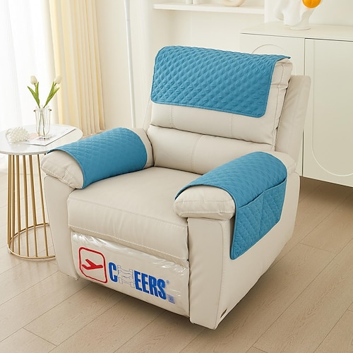 Sofa-Armlehnenbezug Couch-Armlehnenmatte Rückenlehnenbezug weicher Schutz für Stühle Couch Sofasessel Schonbezüge Liegesofa Image