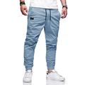 Herren Cargohose Cargohosen Cargohose Jogginghose Jogger Hose Hosen Freizeithose Kordelzug Elastische Taille Elastischer Ärmelbund Glatt Sports Outdoor Laufen Baumwolle Strassenmode Trainieren