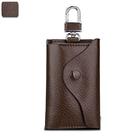 Männertasche aus echtem Leder - Multifunktionale Brieftasche mit Schlüsselanhänger Kreditkartenhalter Geldclip