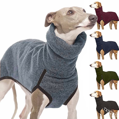 Hundemantel, modische Hunde-Fleece-Weste, Jacke, Winter, warm, für kleine, mittelgroße und große Hunde, für den Innen- und Außenbereich Image