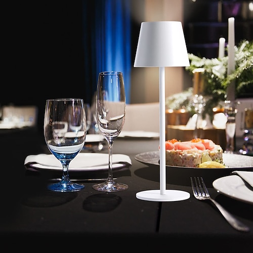 Tischleuchte Wiederaufladbar / Abblendbar Moderne zeitgenössische Eingebaute Li-Batterie angetrieben Für ABS Image