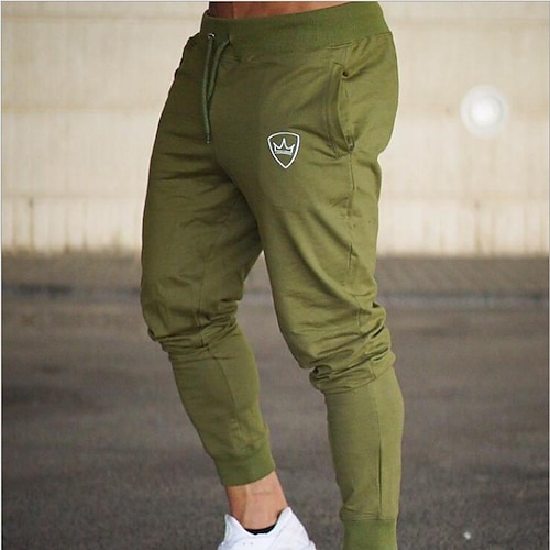 Herren Jogginghosen Jogginghose Kordelzug Unterteile Sportlich Athleisure Sommer Frühling Herbst Winter Weich Schweißableitend Atmungsaktiv Fitnesstraining Joggen Bodybuilding Schmale Passform Image