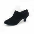 Damen Ballsaal Schuhe für modern Dance Schaukelschuhe Innen Professionell ChaCha Absätze Farbaufsatz Schnürsenkel Schwarz und Silbern Schwarz / Rot Schwarz