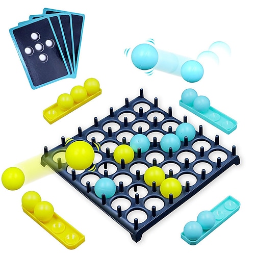 Hüpfballspiel Eltern-Kind interaktives Mehrspieler-Battle Wurfball Kinder-Wissen unterrichtende Brettspiele hüpfende Ballspielzeuge Weihnachtsgeschenk Image