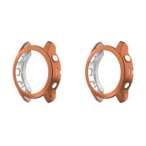 2er Pack Uhrengehäuse Kompatibel mit Garmin Fenix 7S / Fenix 7 / Fenix 7X Kratzfest Ultra dünn Stoßresistent Weiches TPU Beobachten Abdeckung Image