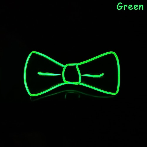 LED Leuchtende Fliege Licht Lumineszierende Verstellbare Karneval Kostümzubehör für Leuchtende Dekoration Hochzeit Festival Glow Party Zubehör Image