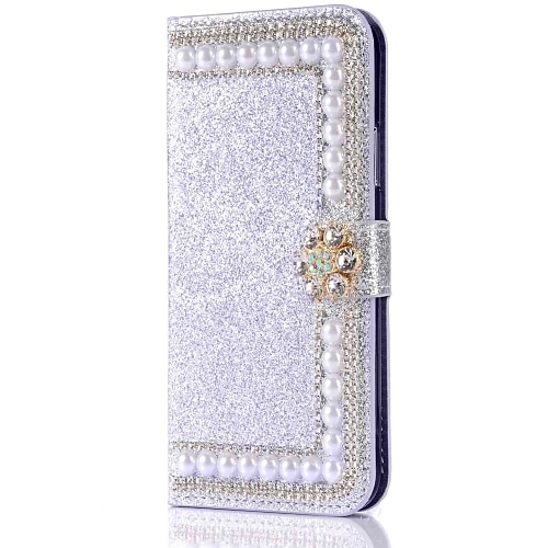 Handy Hülle Handyhüllen Für iPhone 17 Pro Max 17 Air 16 15 14 Pro Max Plus 16e 13 12 11 Pro Max Mini Brieftaschenhülle Flip-Cover Mit Ständer Magnetisch Stoßfest Hart Strass PU-Leder Image