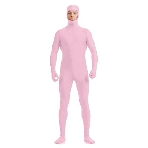 Zentai-Anzüge Ganzkörperanzug Ganzkörperanzug Karnevalskostüm Ganzkörperanzug Herren Damen Sex Einfarbig Elasthan Lycra Kostüm für Halloween Erwachsene Image