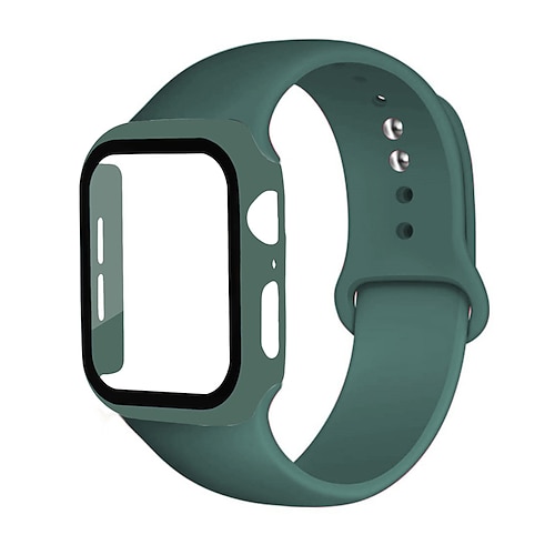 Uhrenarmband für Apple Watch Series 8 7 6 5 4 3 2 1 SE Silikon Ersatz Gurt Atmungsaktiv Sportarmband Armband Image