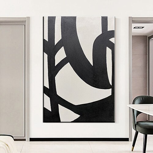 handgemaltes Ölgemälde, handgefertigte Wandkunst, beige Wabi-Sabi-Kunst, neutrales beige-schwarzes Gemälde, modernes beige-schwarzes Gemälde, beige-schwarze Textur, Kunst, Heimdekoration, fertig zum Image