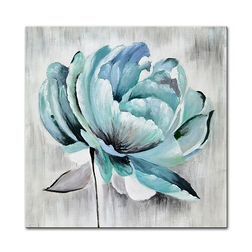 Mintura handgefertigte Blumen-Ölgemälde auf Leinwand, Wandkunst, Dekoration, modernes abstraktes Bild für Wohnkultur, gerolltes, rahmenloses, ungedehntes Gemälde Image