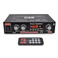 Große Promo 800 watt auto hause 220 v/110 v 12 v bluetooth 4,0 hohe leistung 2 kanäle tf/u disk/fernbedienung/leistung verstärker fm radio auto power verstärker