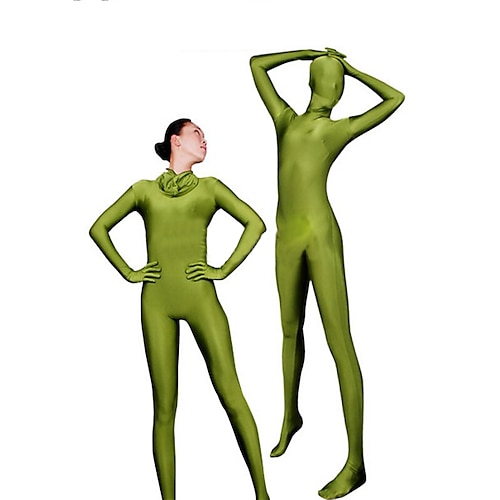 Zentai-Anzüge Cosplay Kostüm Catsuit Mumie Karnevalskostüm Ganzkörperanzug Herren Damen Party Stilvoll Künsterlischer Stil Einfarbig Toyokalon-Haar Tactel Kostüm für Halloween Karneval Maskerade