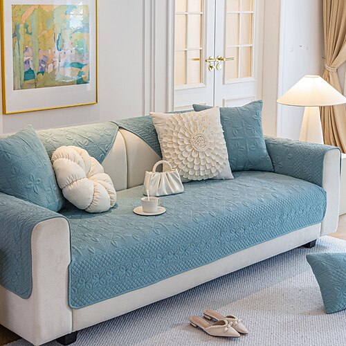 Gesteppter Sofabezug, Sofa-Sitzbezug, Sofabezug, Möbelschutz, rutschfeste Sofabezüge für Hunde, Katzen, Kinder (einzeln verkauft/nicht im Set) Image