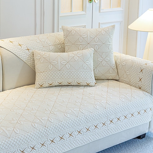 Gesteppter Sofabezug, Sofa-Sitzbezug, Sofabezug, Möbelschutz, rutschfeste Sofabezüge für Hunde, Katzen, Kinder (einzeln verkauft/nicht im Set) Image