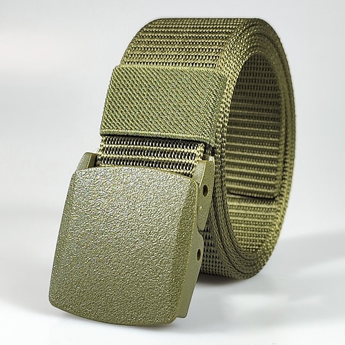 Herren Gürtel Taktischer Gürtel Gestrickter Stoff Militär Armee Einfach Blau Schwarz Alltagskleidung Ausgehen Wochenende Nylon-Arbeitsgürtel Image