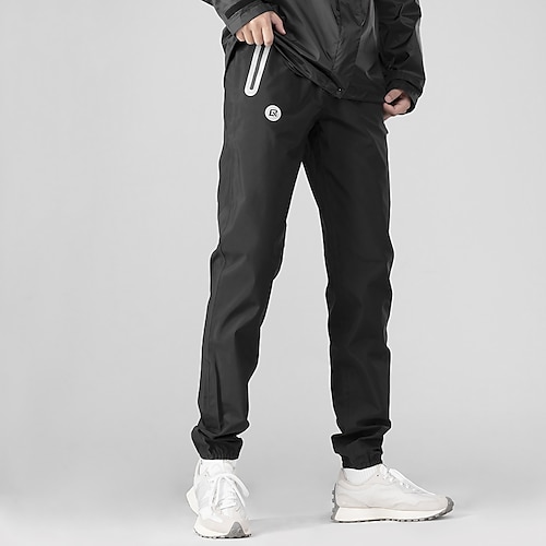 ROCKBROS Herren Fahrradhose Fahhrad Hosen Unterteile Winter Mountainbike MTB Straßenradsport Sport Wasserdicht Winddicht Regenfest Schnelltrocknend Schwarz Bekleidung Fahrradbekleidung Image