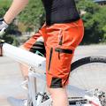 Herren MTB Hosen Radlerhose Fahrradhose Fahrradshorts Fahhrad Kurze Hose Baggyhosen MTB Mountain Rennrad Sport Atmungsaktiv Schnelltrocknend Leichtgewichtig Reflexstreiffen Schwarz mit Rot Schwarz