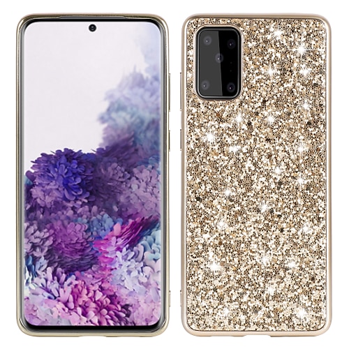 Handy Hülle Handyhüllen Für Samsung Galaxy S25 S24 S23 S22 S21 FE S21 Ultra Plus A34 S20 A32 A52 Rückseite Glitzer Glanz Glitzernd TPU Image
