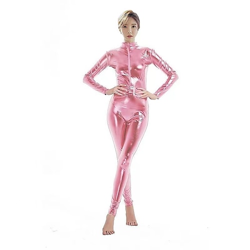 Zentai-Anzüge Cosplay Kostüm Catsuit Karnevalskostüm Ganzkörperanzug Herren Damen Sex Sexy Kostüm Einfarbig Latex Elasthan Lycra Kostüm für Halloween Karneval Maskerade Erwachsene