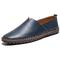 Herren Loafer Slip On Übergrössen Handgefertigte Schuhe Komfort Schuhe Wanderschuhe Klassisch Brautkleider schlicht Outdoor Täglich Leder Atmungsaktiv Halbschuhe Blaue Mulde Schwarze Mulde Weiße