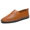 Herren Loafer Slip On Übergrössen Handgefertigte Schuhe Komfort Schuhe Wanderschuhe Klassisch Brautkleider schlicht Outdoor Täglich Leder Atmungsaktiv Halbschuhe Blaue Mulde Schwarze Mulde Weiße