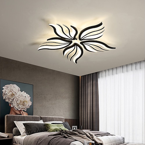 deckenleuchten dimmbar cluster design deckenleuchten kunststoff künstlerisch stil modern stil neuheit schwarz led modern 110-240 v Image